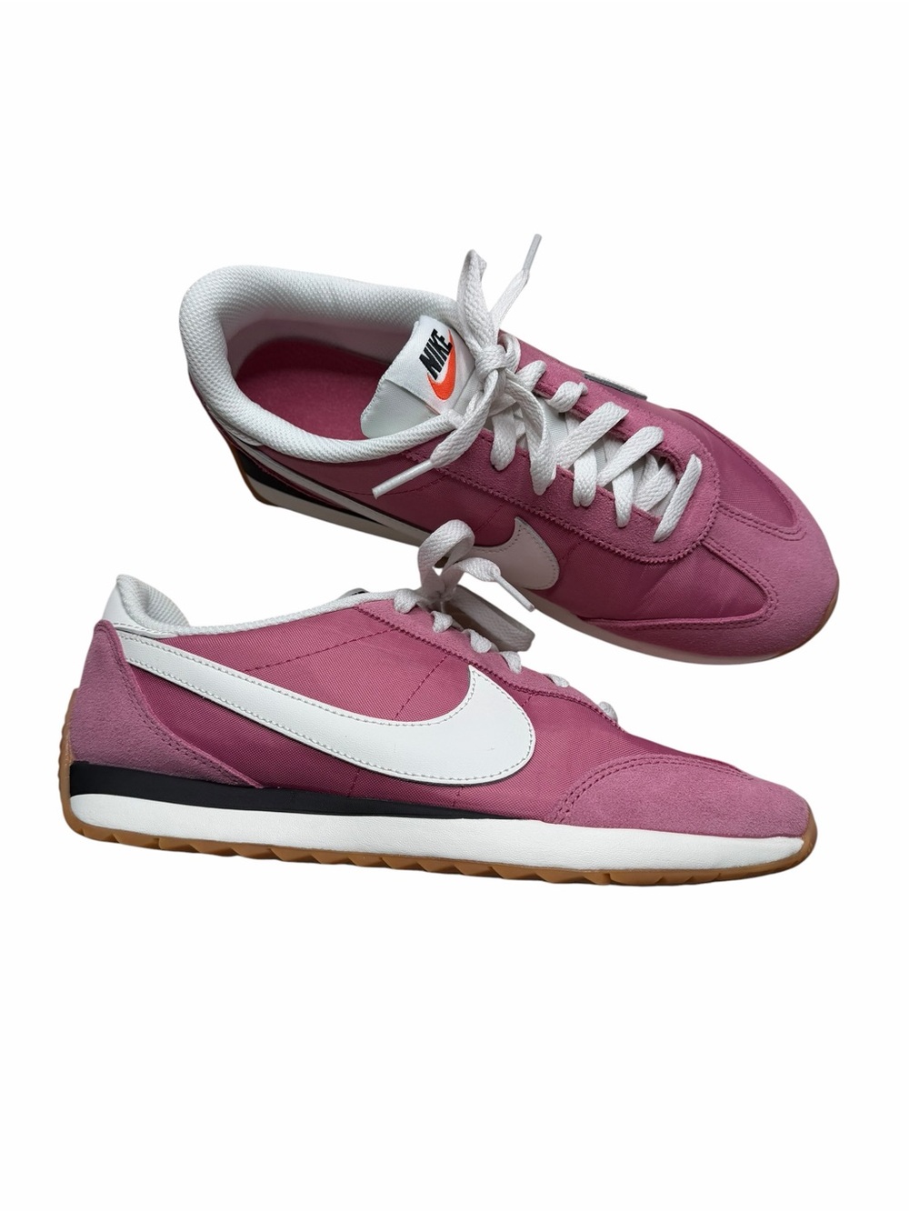 NIKE Pacific Women's Sneaker Pink & White Retro Runner Sneakers Women's Size 8 - Picture 2 of 10